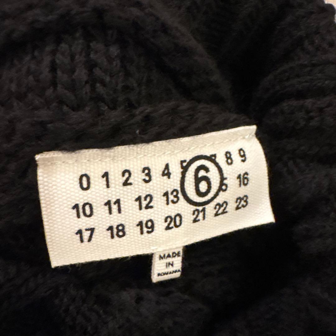 MM6 Maison Margiela ダメージハイネック プルオーバー