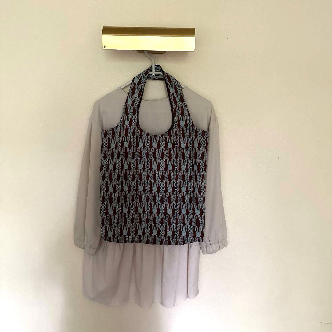 ハンドメイド　ミナペルホネン　ポンピア生地　トートバッグ