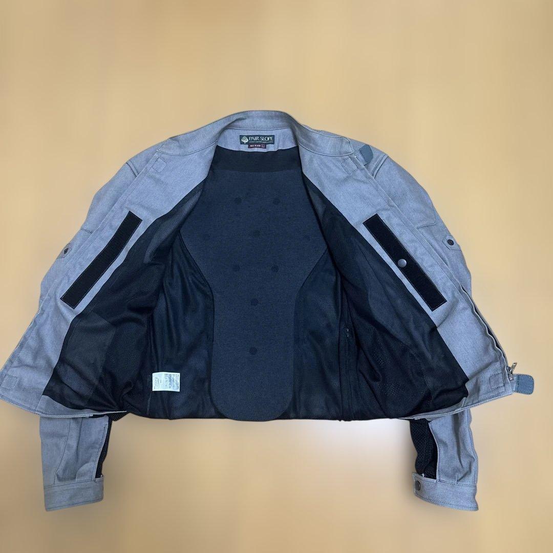 ペアスロープ PAIR SLOPE コットン ライダースジャケット Lサイズ