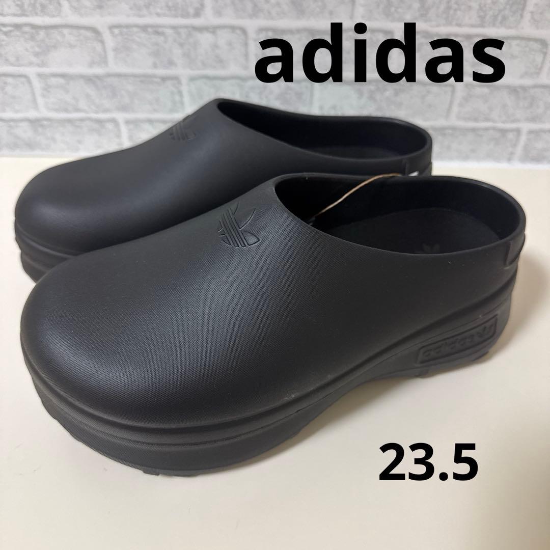 【新品】アディダス スタン スミス ミュール 厚底ブラック 23.5cm