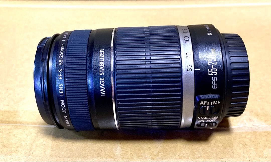 キヤノン 望遠レンズ EF-S 55-250mm
