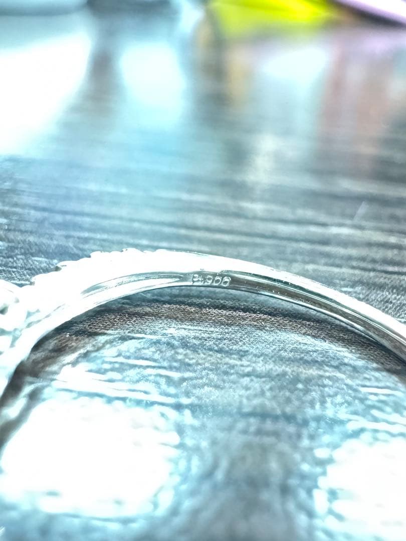 pt900 アレキサンドライト　ダイヤモンド　リング 0.15 D0.05