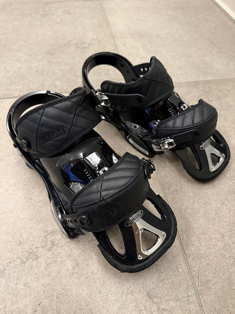 BURTON Mission スノーボード ビンディング L ブラック