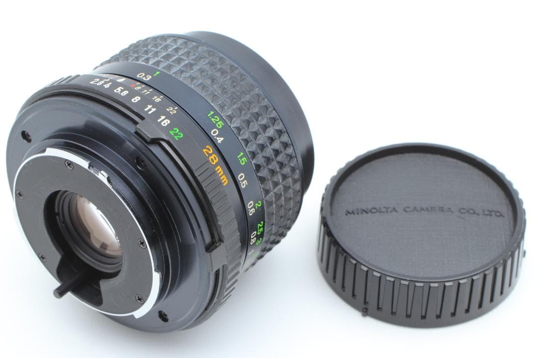 ミノルタ MD W.ROKKOR 28mm F/2.8 広角レンズ l4324