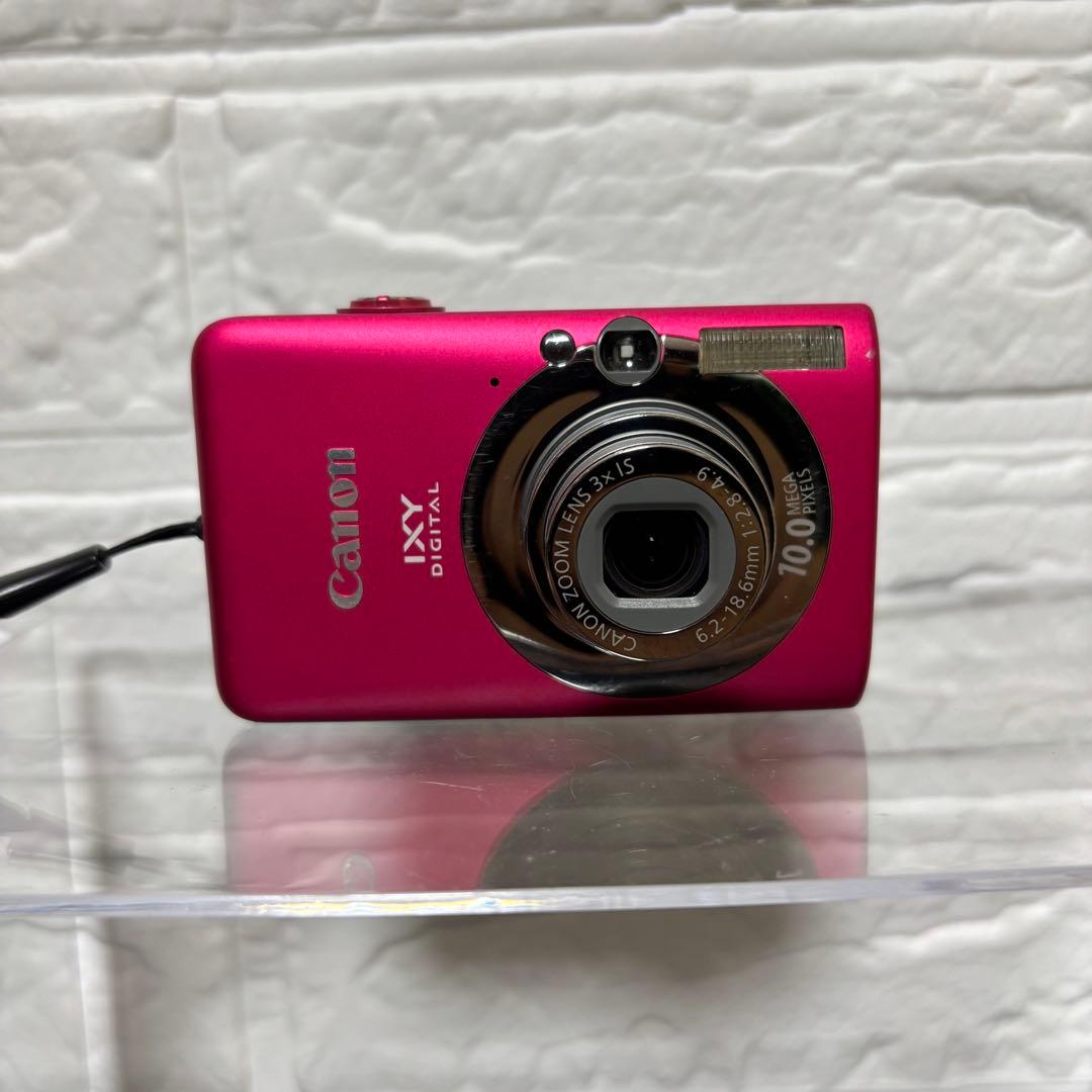 美品Canon IXY DIGITAL 110 IS デジカメ ピンク キャノン