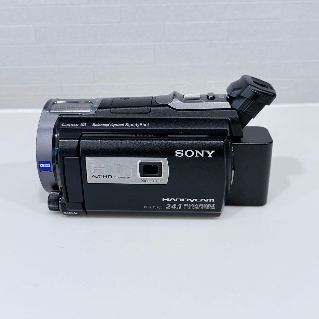 SONY HDR-PJ760 ビデオカメラ バッテリー2個 充電器付き