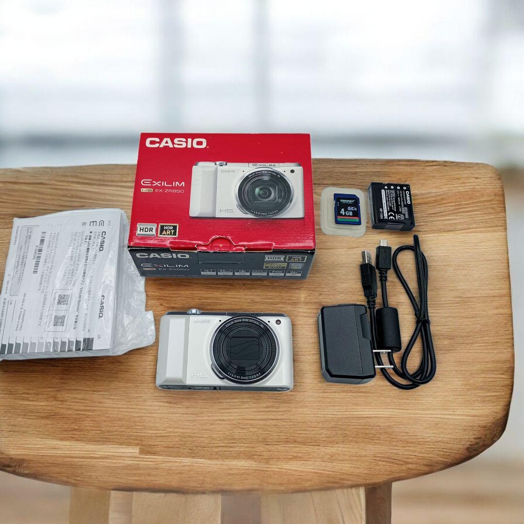 美品！CASIO EXILIM HS EX-ZR850 コンパクトデジタルカメラ