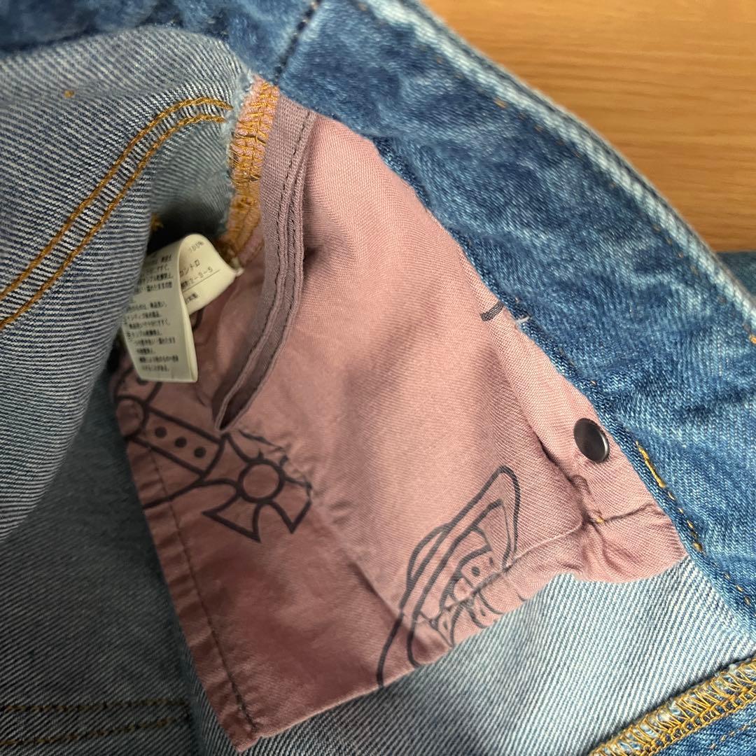 極美品★ Vivienne Westwood オーブ刺繍 デニム パンツ