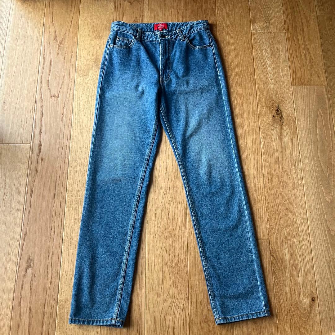 極美品★ Vivienne Westwood オーブ刺繍 デニム パンツ