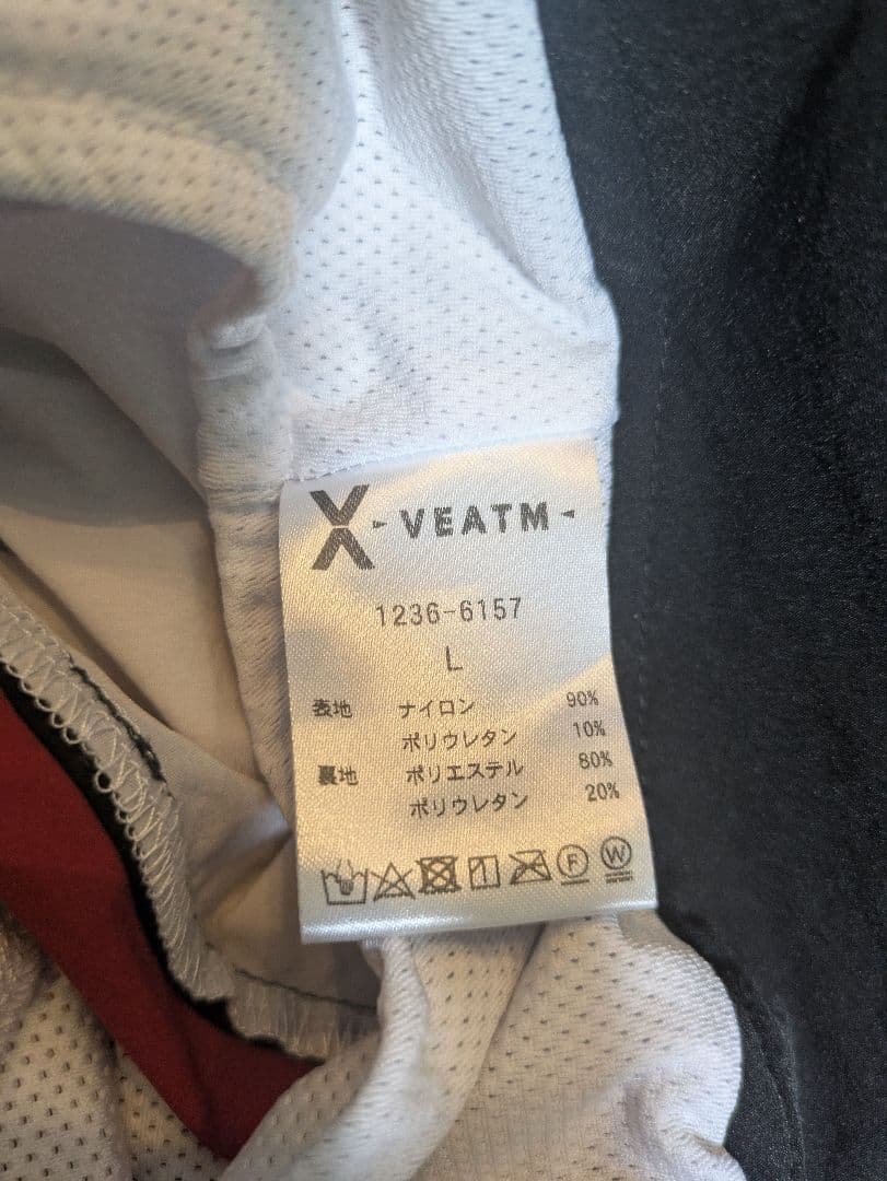 VEATM ビートム Lサイズ サーフショーツ サーフパンツ 赤黒白