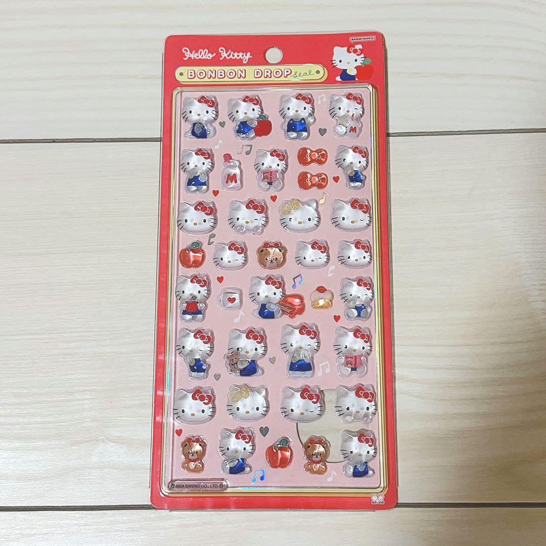 ボンボンドロップシール キティ マイメロ クロミ ポムポムプリン はぴだんぶい