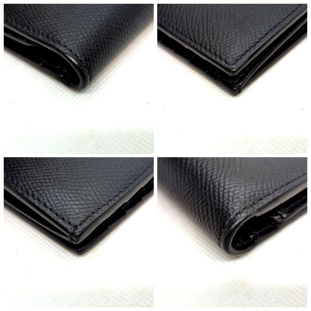 【極美品】セリーヌ　バーティカルウォレット　長財布　グレインドカーフスキン　黒