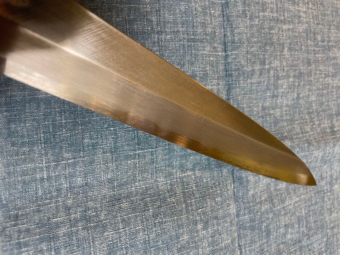 木屋別作　白鋼　八角　柳刃包丁　23センチ