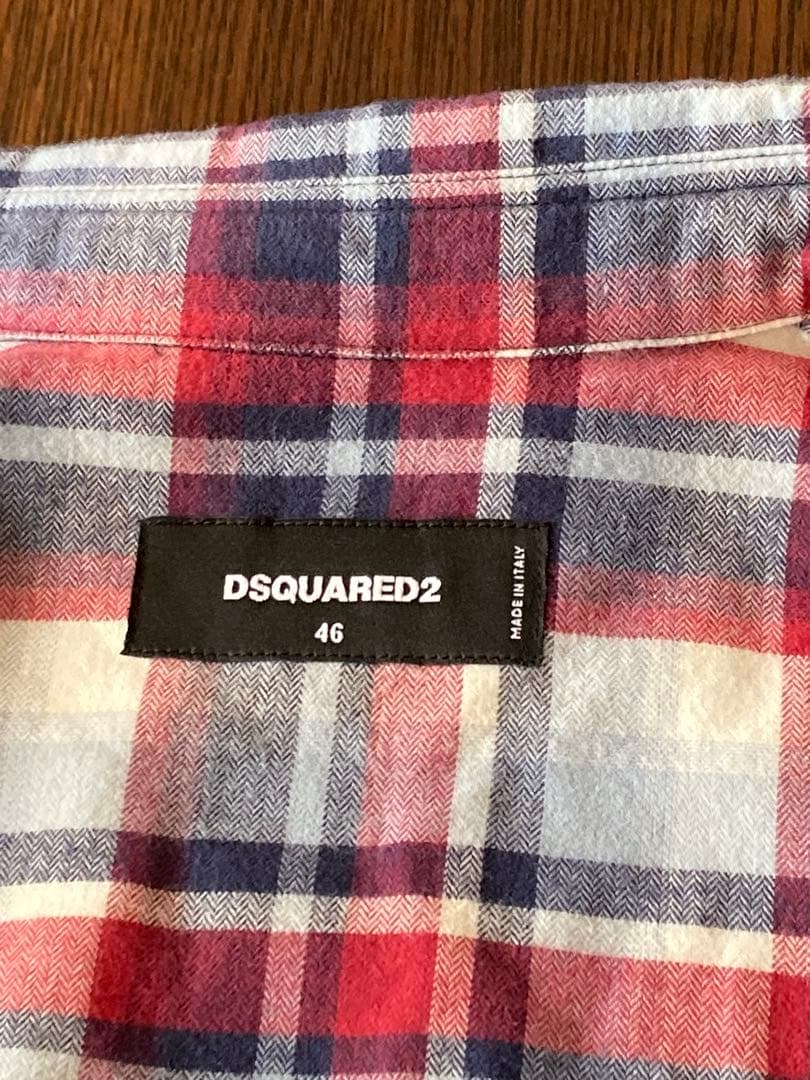 DSQUARED2 新品タグ付 Canadianチェックシャツ size46