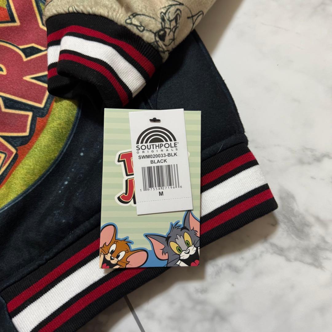 トム＆ジェリーTOM＆JERRY 刺繍 ジャケット スカジャン