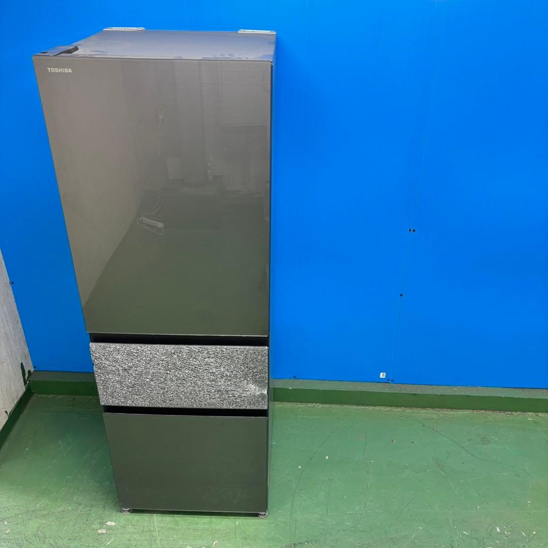 540 東芝 2024年製 大型冷蔵庫 完動品　300L〜400L 自動製氷機付