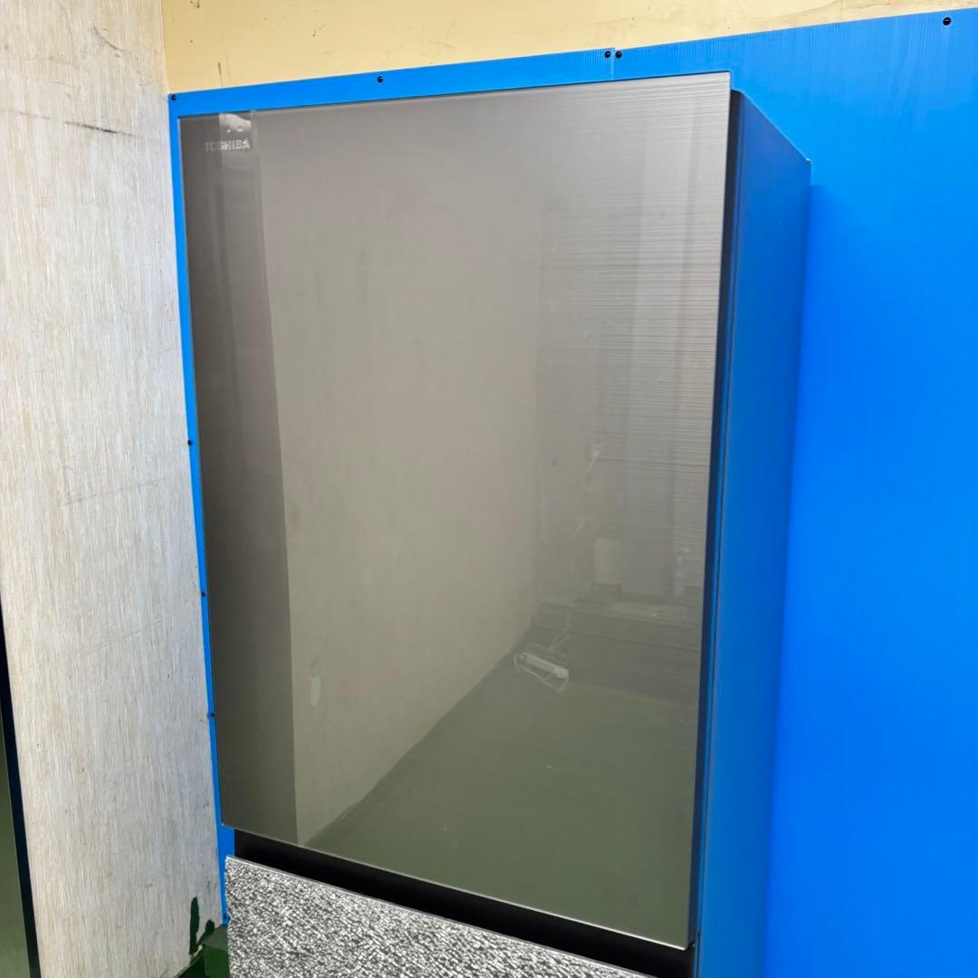 540 東芝 2024年製 大型冷蔵庫 完動品　300L〜400L 自動製氷機付