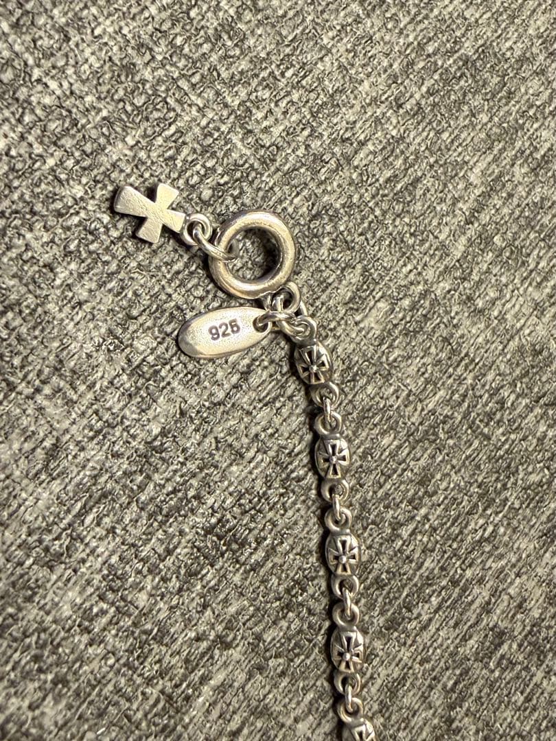 美品 JUSTIN DAVIS TINY CROSS CHAIN ネックレス