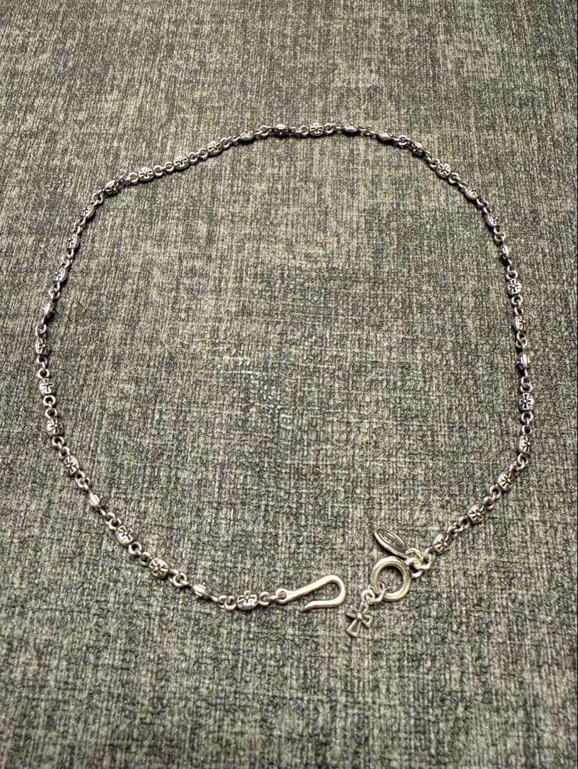 美品 JUSTIN DAVIS TINY CROSS CHAIN ネックレス