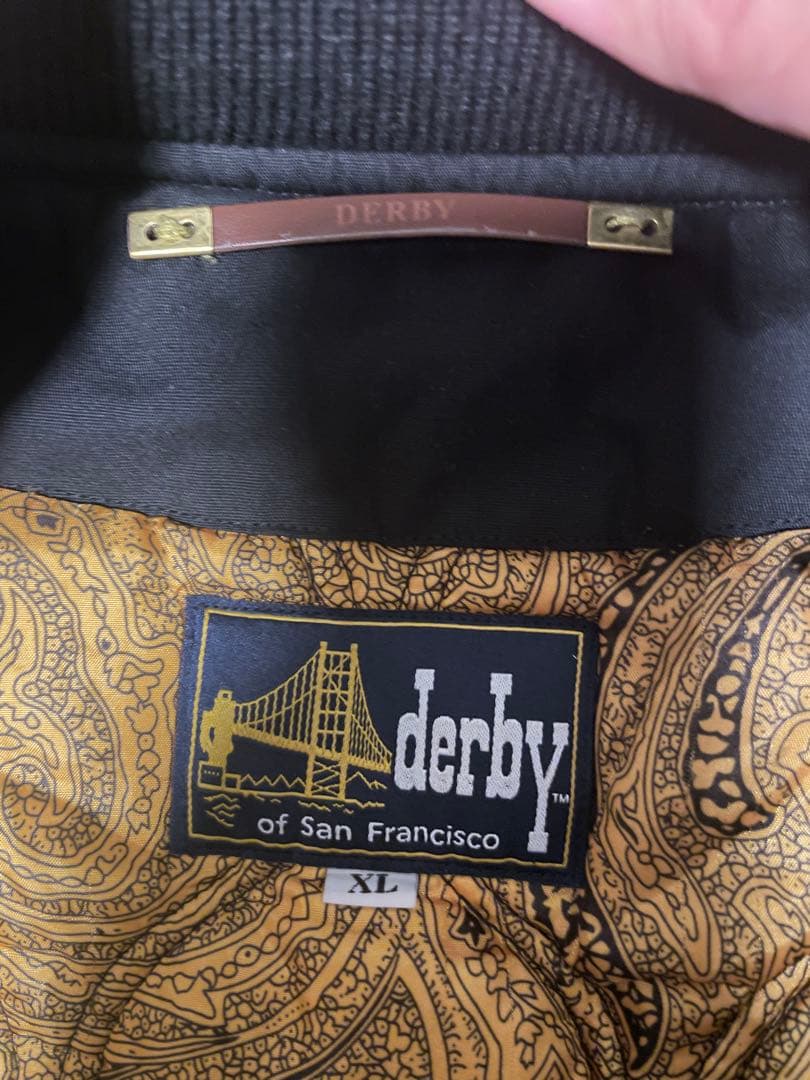 Derby of San Francisco Derby ジャケット　ブラック