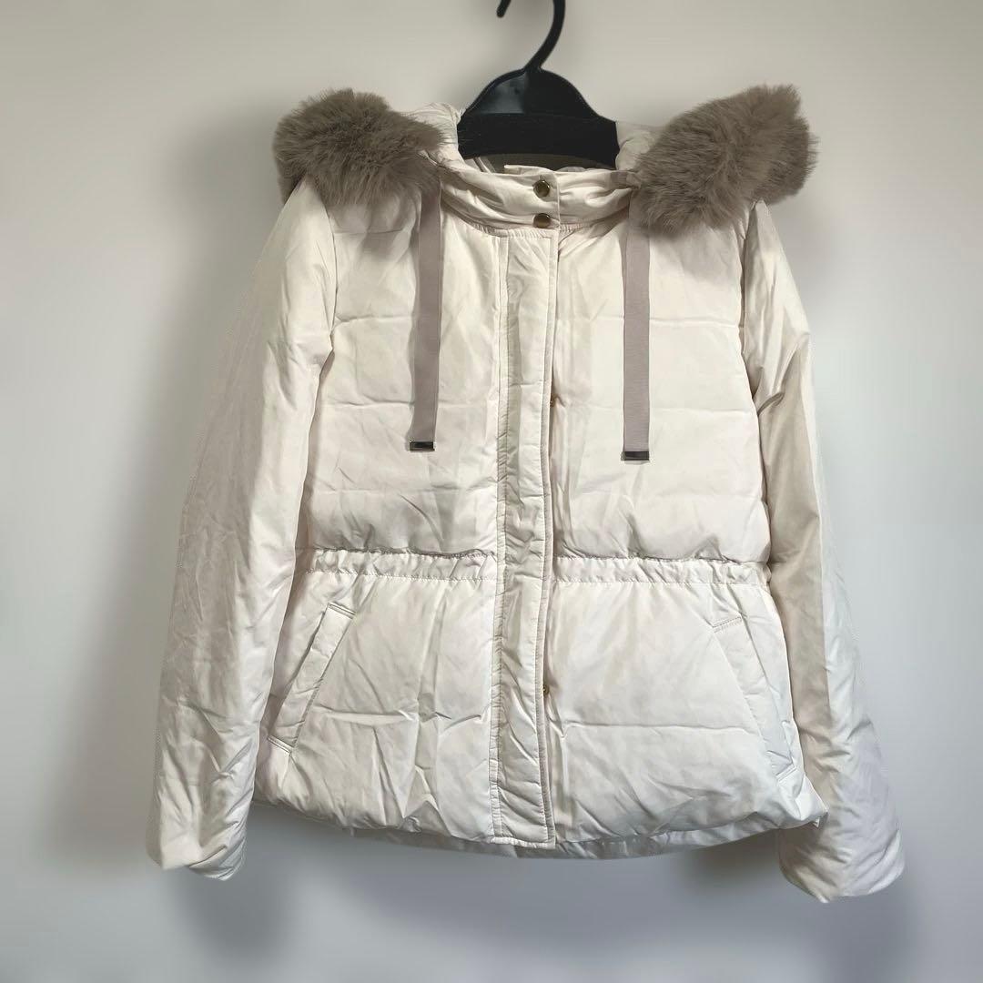 新品★プロポーションボディドレッシング ウエストマークショートダウン(エクリュ)