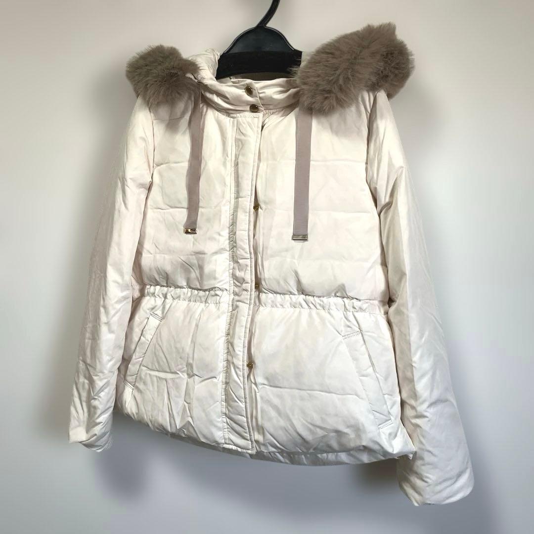 新品★プロポーションボディドレッシング ウエストマークショートダウン(エクリュ)