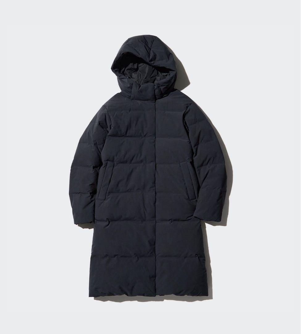 ユニクロ　シームレスダウンロングコート　XLサイズ　黒　ブラック　ウィメンズ