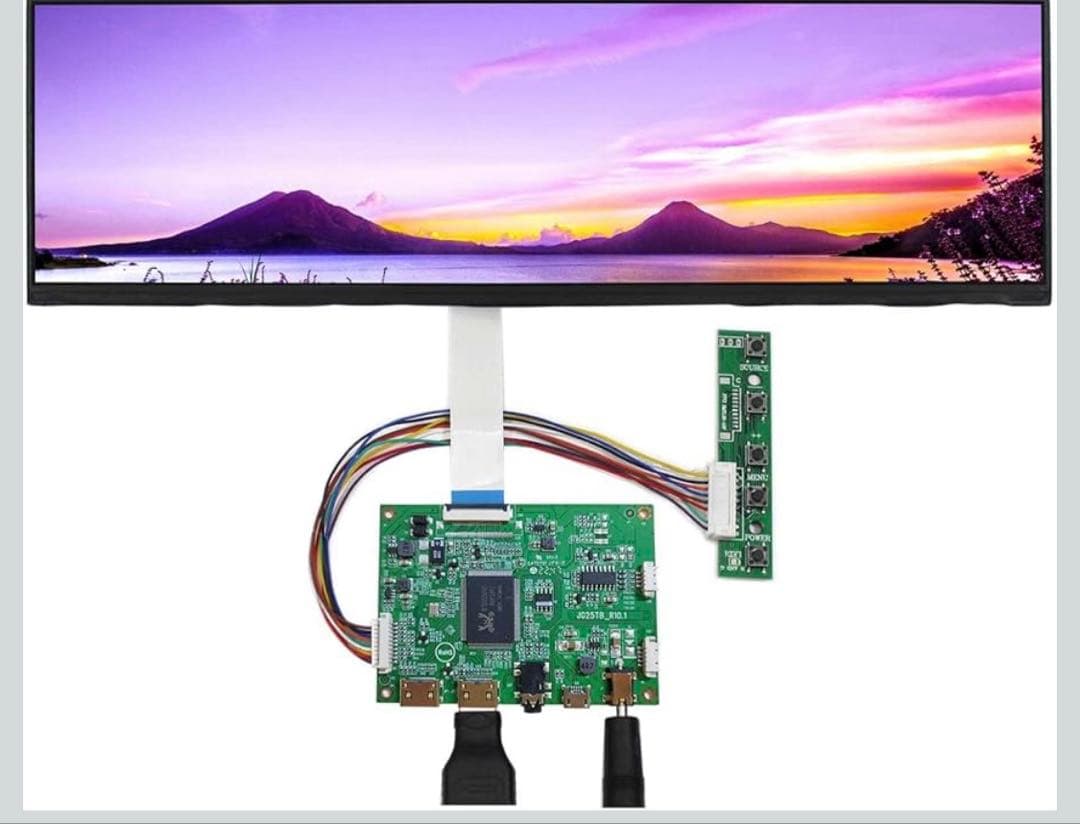 VSDISPLAY 12.6インチ IPS 細長液晶 ディスプレイ