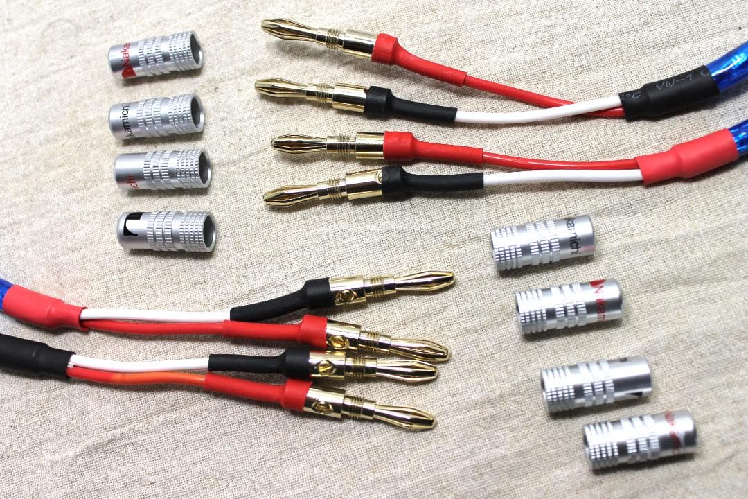 2200αゾノトーンZONOTONE 2m2本 ナカミチ新品金バナナプラグ付