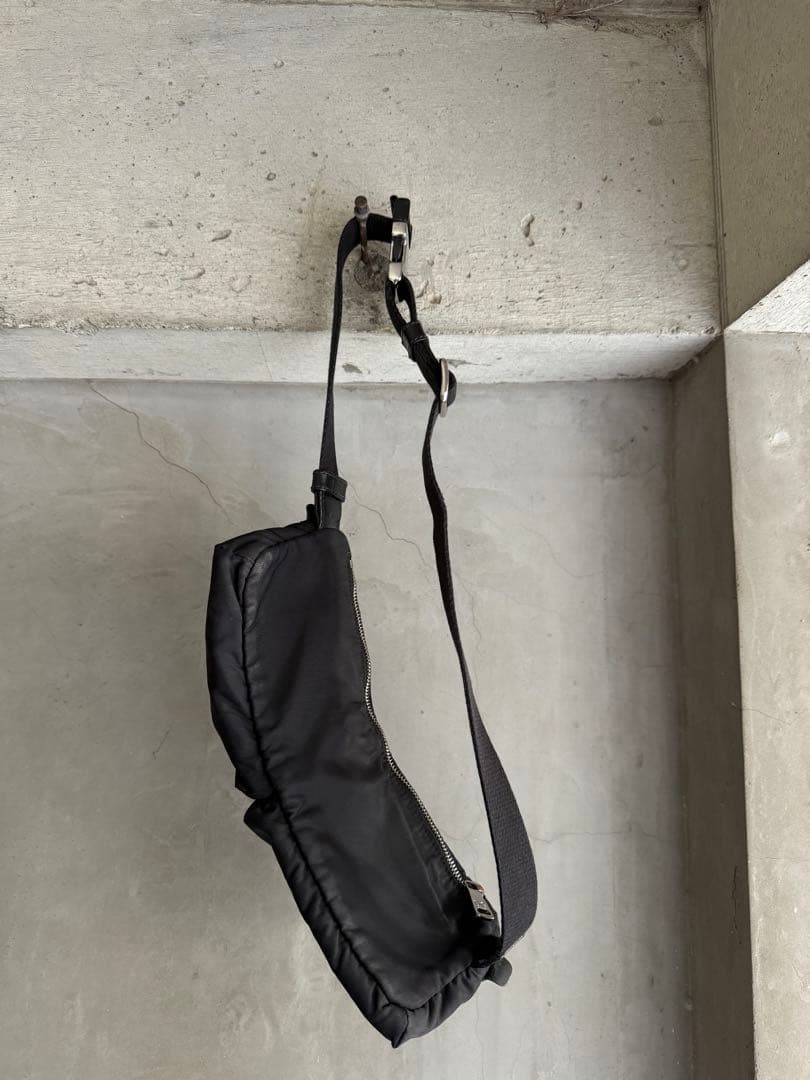 バッグ DOLCE&GABBANA Black l Plate Belt Bag