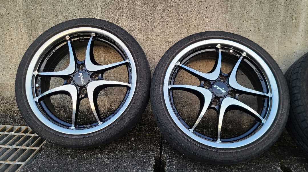 K502①エンケイ　ビックエンドクロイツ　アルミホイール　ホイル2本セット