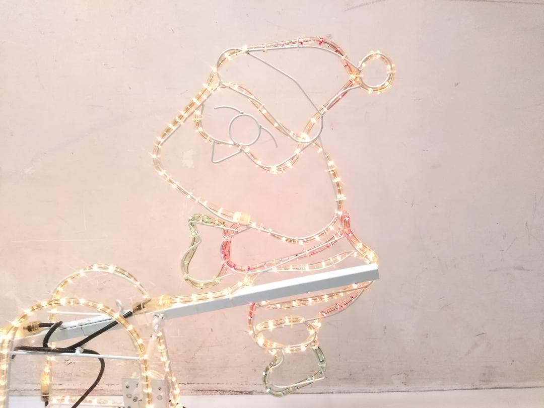 ドウシシャ ガーデンモチーフライト シーソー サンタ スノーマン クリスマス ♪