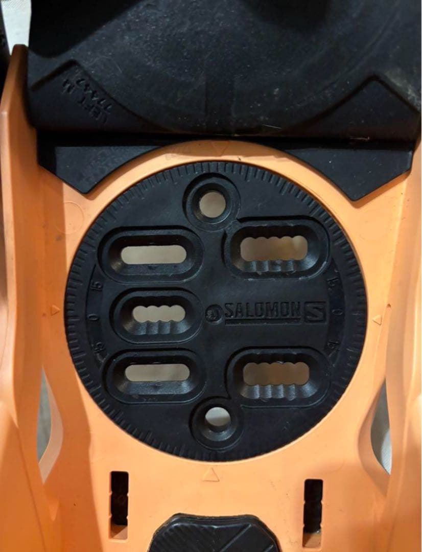 SALOMON スノーボードビンディング オレンジ/ブラック　M