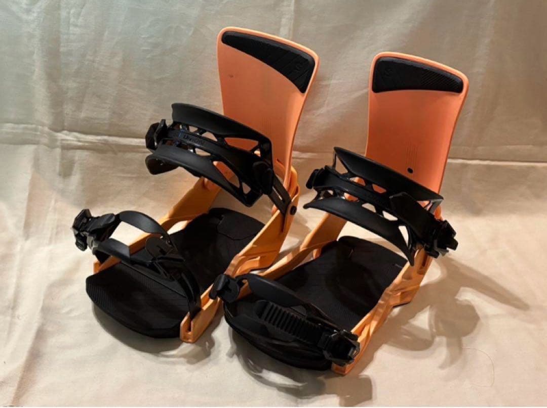 SALOMON スノーボードビンディング オレンジ/ブラック　M