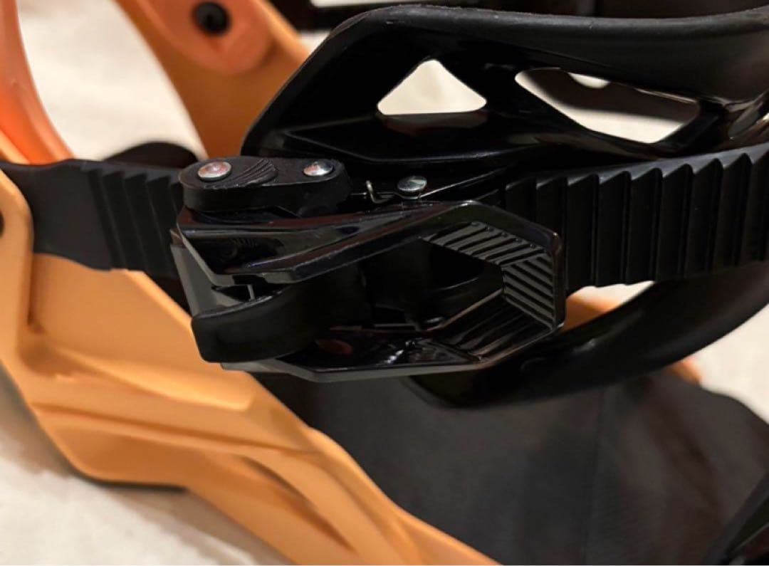 SALOMON スノーボードビンディング オレンジ/ブラック　M