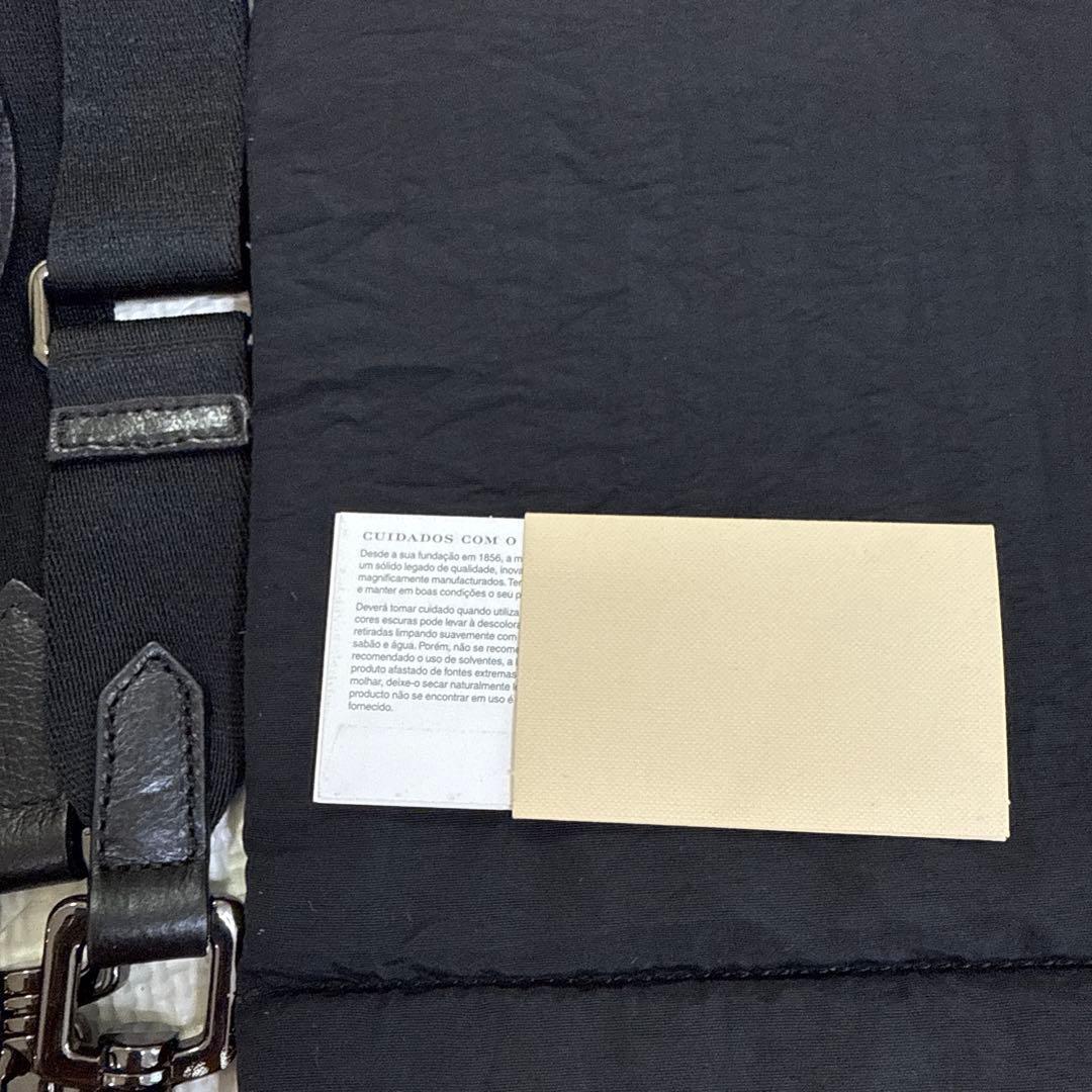 おもち様　BURBERRY ブラック マザーズバッグ　美品