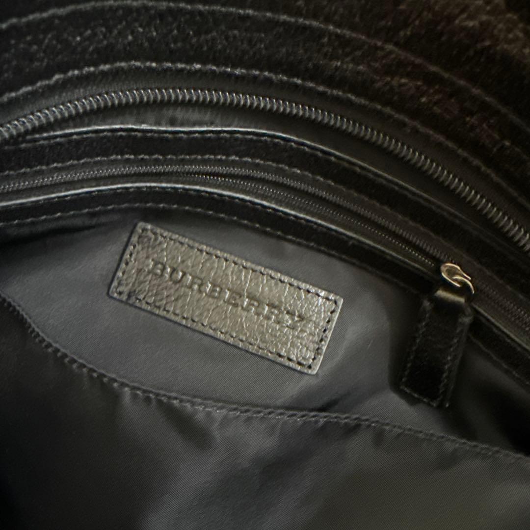 おもち様　BURBERRY ブラック マザーズバッグ　美品