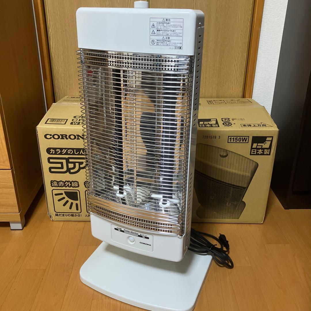 CORONA コアヒート 電気ヒーター 1150W ホワイト(CH-124R)