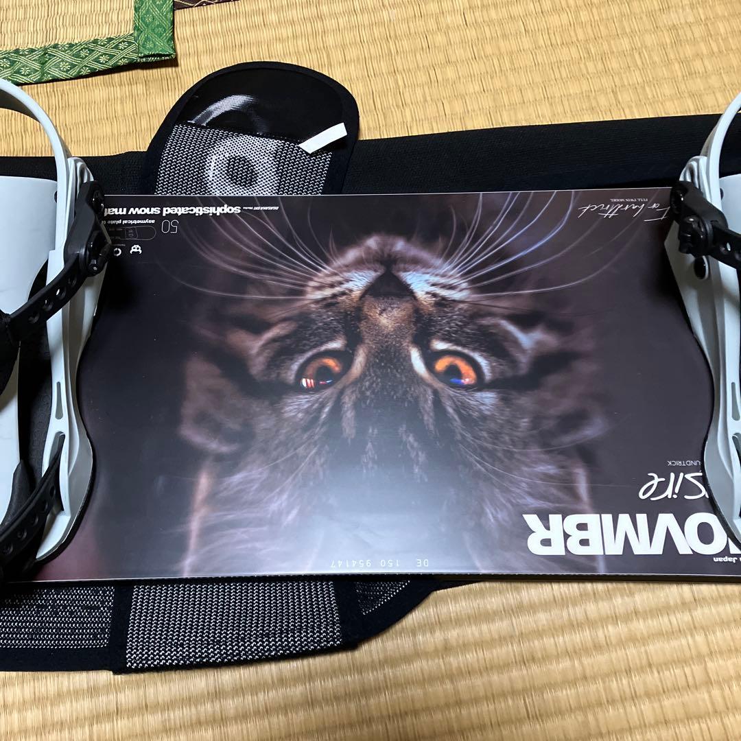 Novemberdesire 150 スノーボード　スノーボードとボードカバー