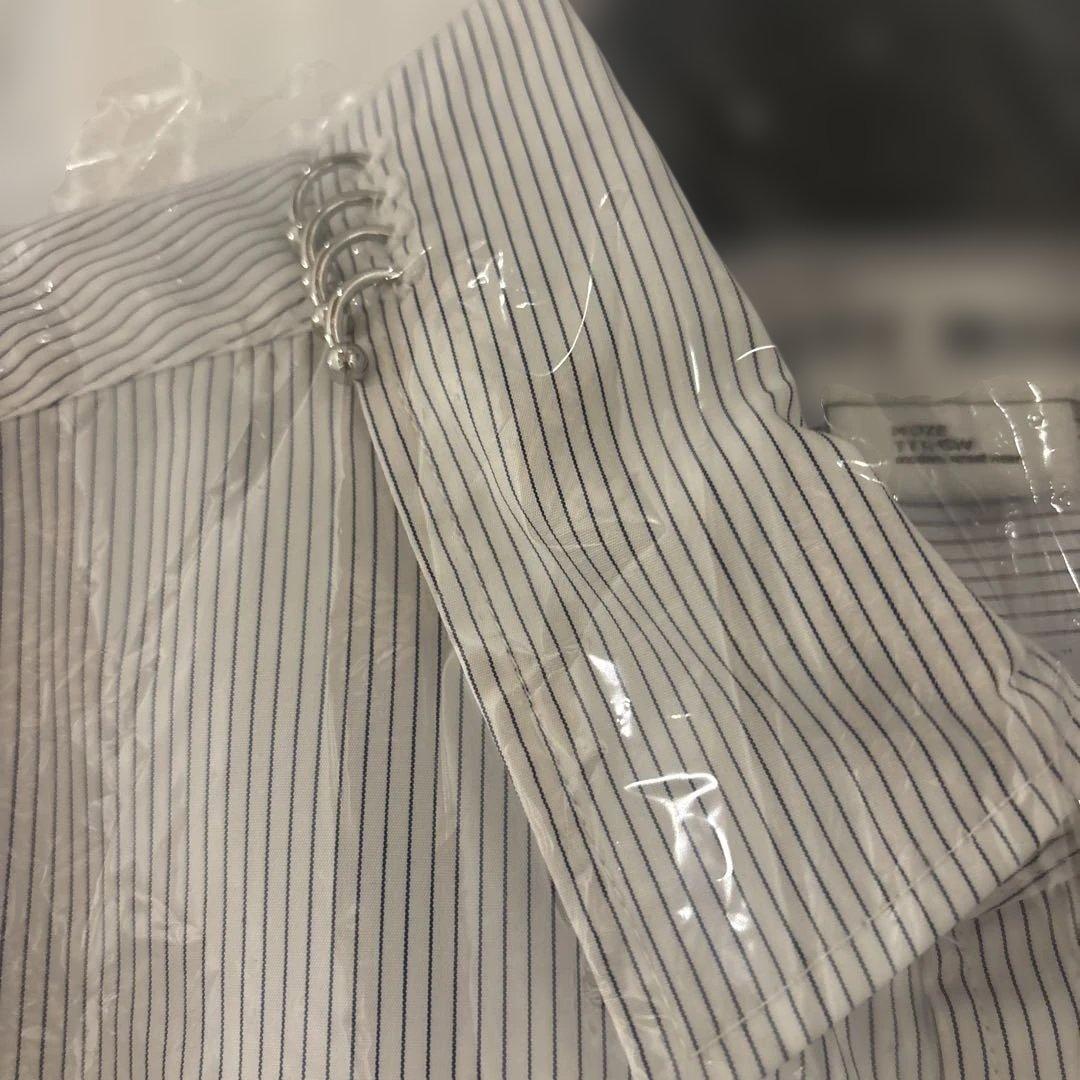 トップス TTT MSW Regular collar shirt stripe/w