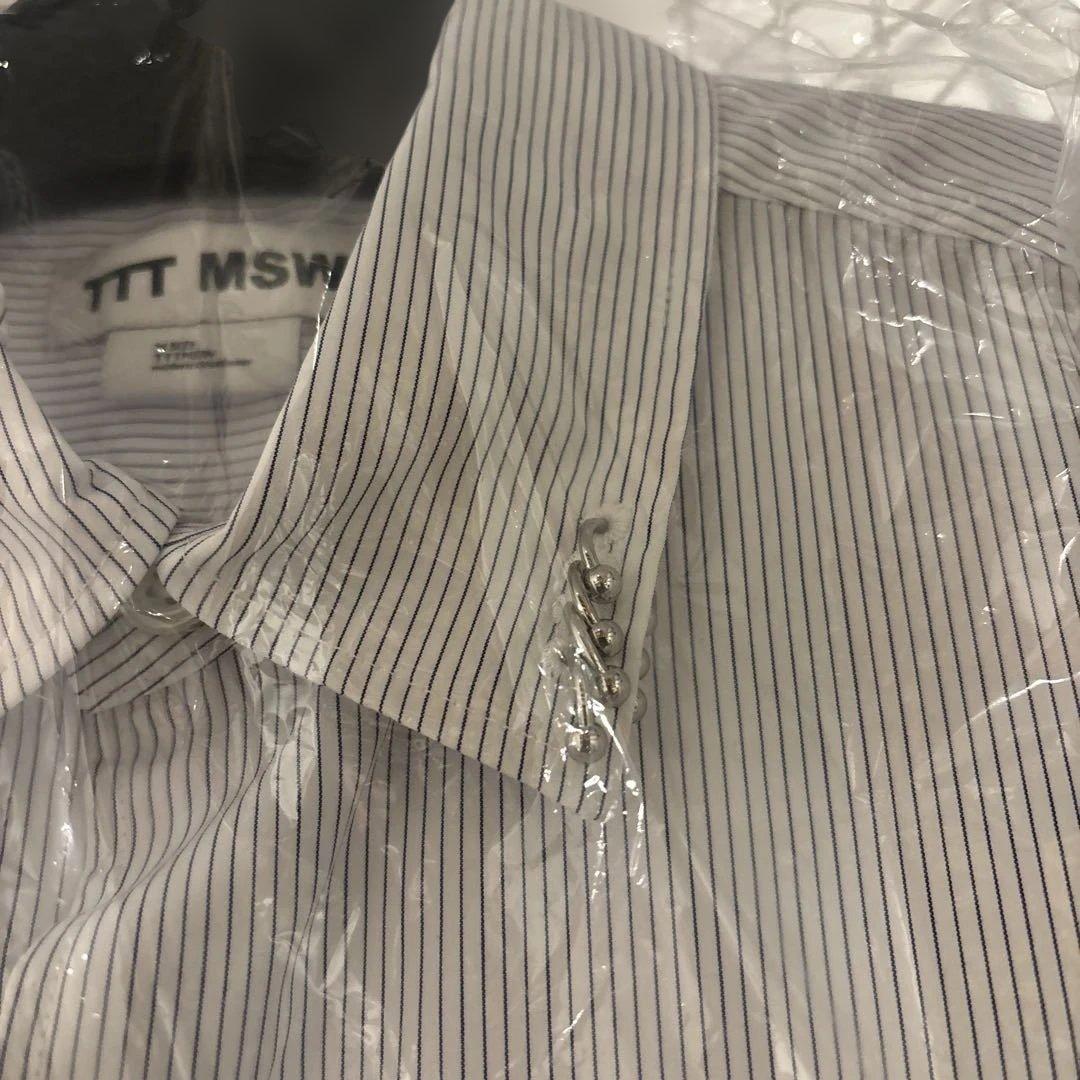 トップス TTT MSW Regular collar shirt stripe/w