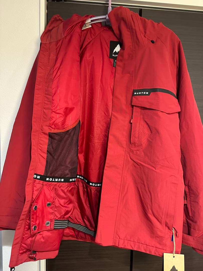 【定価39600円】新品タグ付き　バートン メンズ スノボ ジャケット　赤