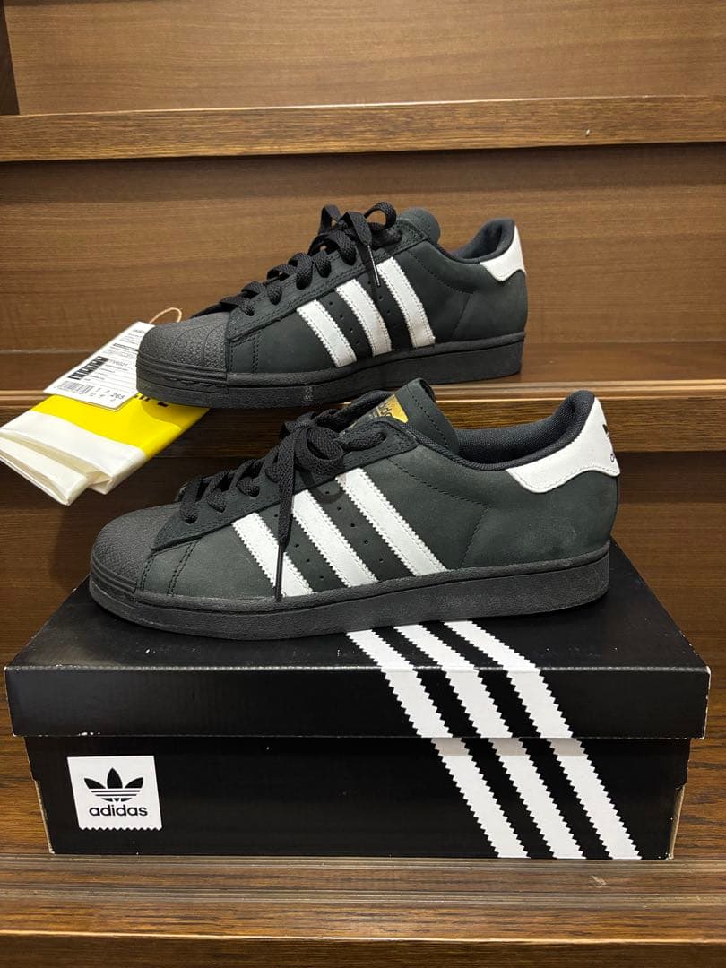 し*ゅ様 adidas Superstar ADV黒x白26.5cmUS8.5新