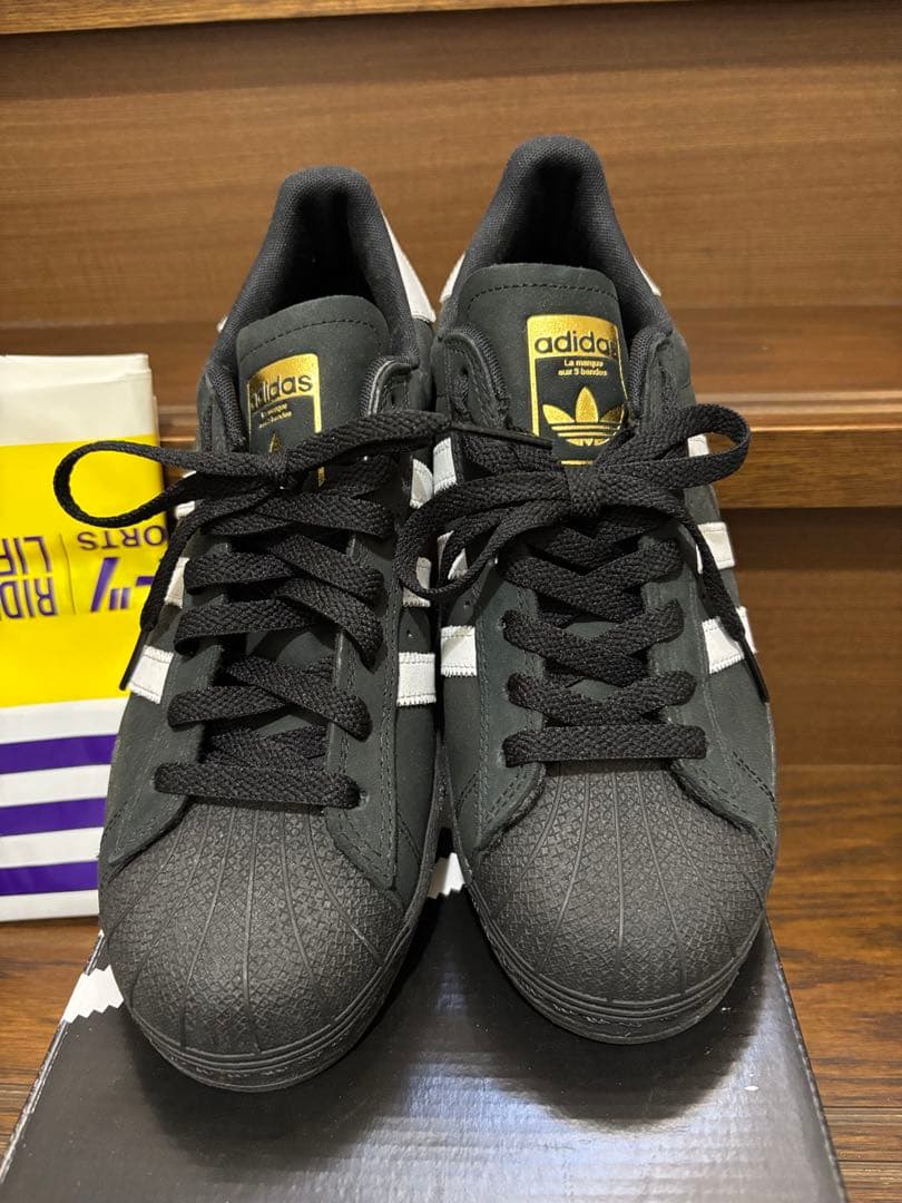 し*ゅ様 adidas Superstar ADV黒x白26.5cmUS8.5新