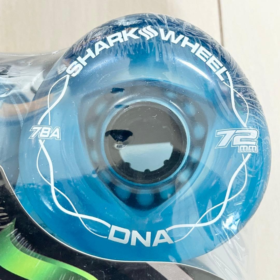 15☆新品 未開封☆ シャークウィール 72mm 78a クリアブルー