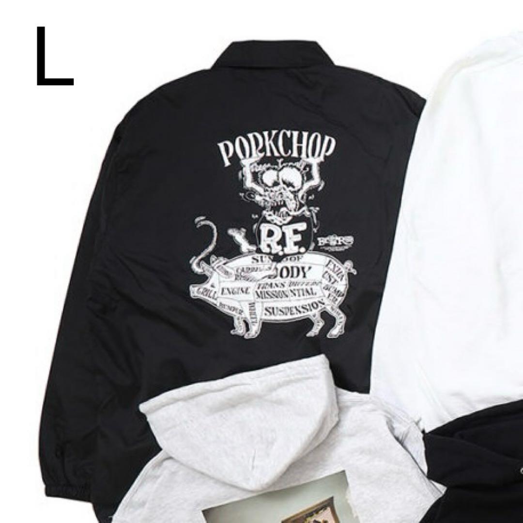 PORKCHOP ポークチョップ × Rat Fink コーチJKT RATS