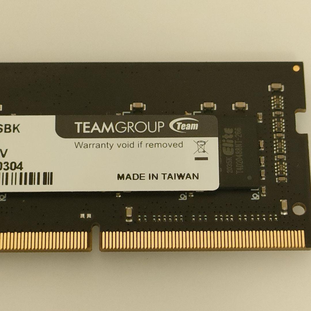 【DDR4 32GB】ノートPC用メモリ2666Mhz TEAMGROUP