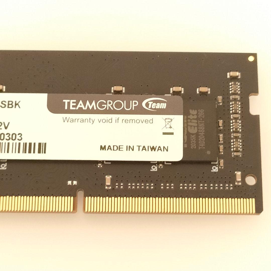 【DDR4 32GB】ノートPC用メモリ2666Mhz TEAMGROUP