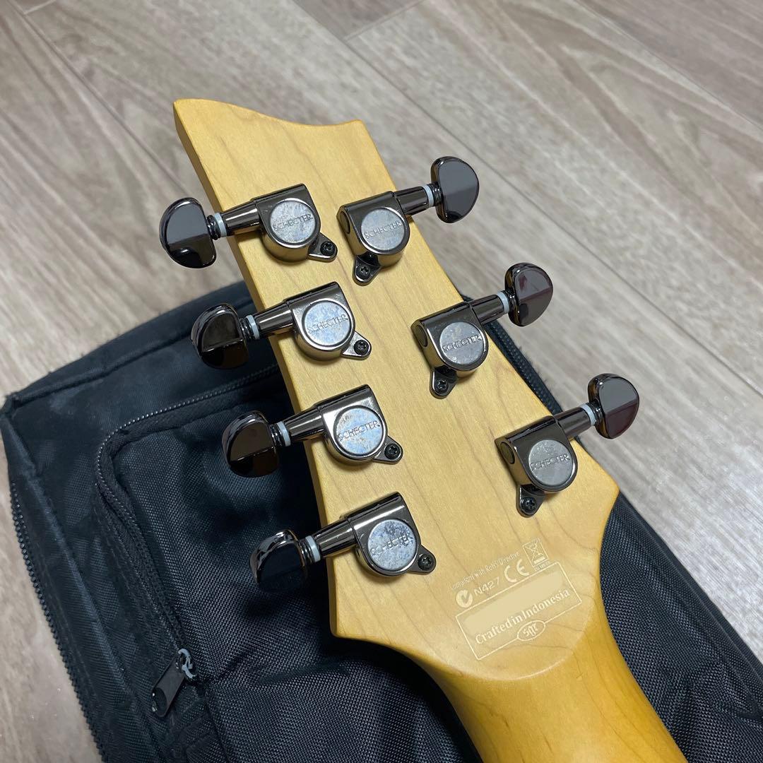 SCHECTER DEMON-7 SBK シェクター 7弦 ギター ジャンク