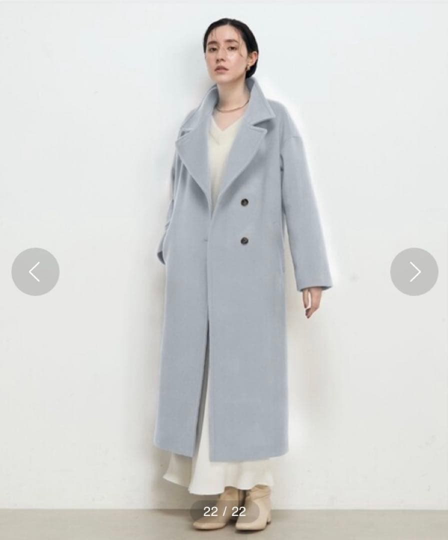 NOLLEY’S Sophi KIWI 2WAYチェスターコート サックス